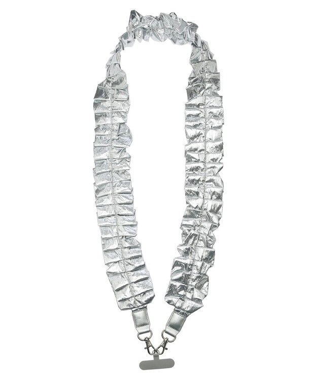 Green Parks クシュクシュモバイルシルバーストラップ Silver