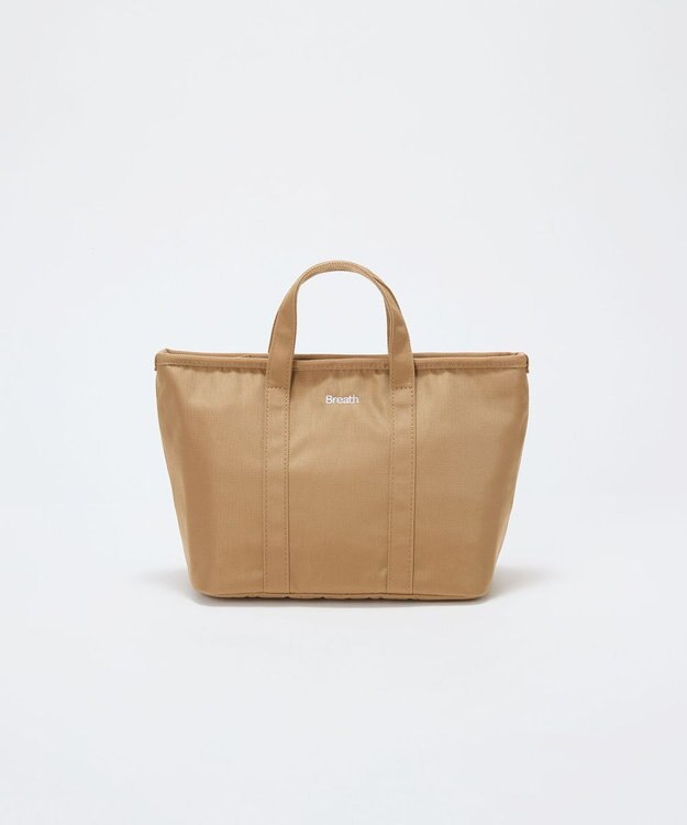 TOPKAPI 【Breath TOPKAPI】CHILLGO 保冷バッグ付き ショルダー付き ナイロン トートバッグ M / 撥水 ベージュ