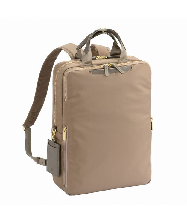 ACE BAGS & LUGGAGE ace. フィッテム レディースビジネスリュック A4 14.0インチPC 68682 エース ベージュ