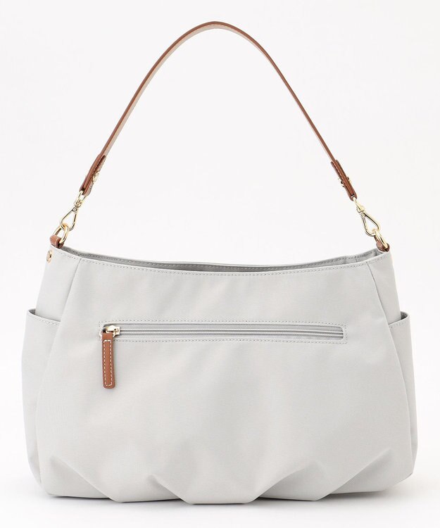 LA BAGAGERIE ポリエステルキャンバス　タックショルダー アイボリー