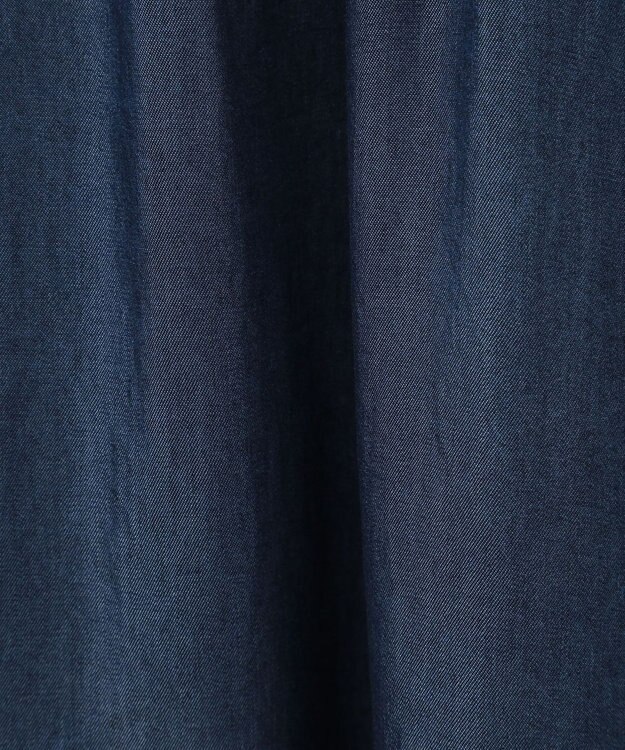 CRAFT STANDARD BOUTIQUE やわらかデニムフレンチスリーブブラウス Indigo