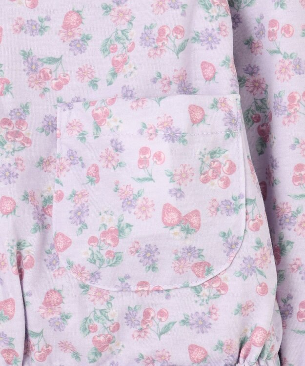 ANY KIDS 【チェリーベリーシリーズ】シャカシャカ リバーシ ブルゾン ラベンダー