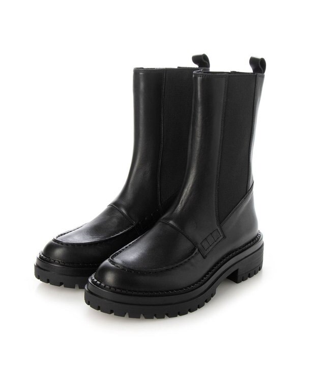 MODE ET JACOMO <MODE ET JACOMO>厚底サイドゴアブーツ ブラック