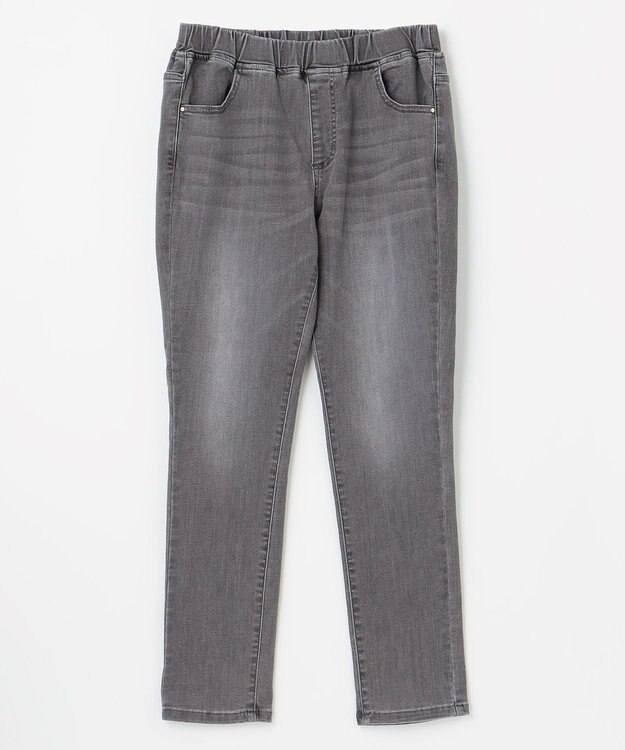 ANY 【ウエストゴム/ストレッチ】ウルトライージーデニムパンツ グレー