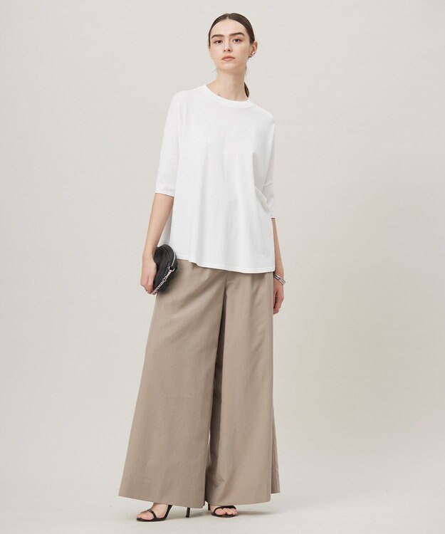 ICB L 【人気のため新色追加・接触冷感・UVカット・洗える】 VIS/NYハイゲージ プルオーバー オフホワイト系