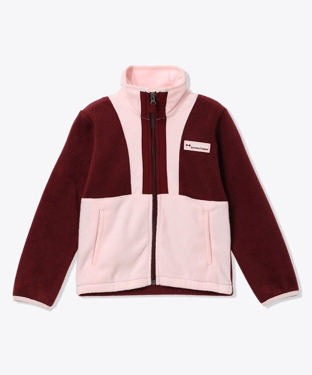 Columbia Columbia/ 【KIDS】バックボールIIフルジップフリース /コロンビア Rich Wine、 Satin Pink