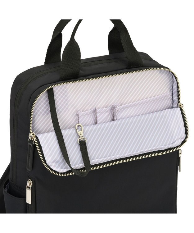 ACE BAGS & LUGGAGE 【洗える背面パッド付】 ace. フィッテムライト リュックサック A4/13.3インチ収納 20391 エース ブラック