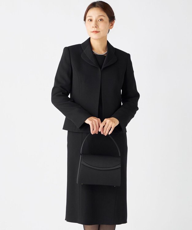 自由区 FORMAL 【定番】シンプルハンドバッグ ブラック系