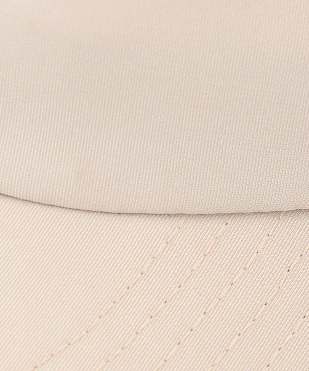 TOCCA 【紫外線90%カット・吸水速乾・抗菌防臭・接触冷感・洗える・サイズ調整可・リボン取り外し可】LOGO RIBBON CAP キャップ ベージュ系