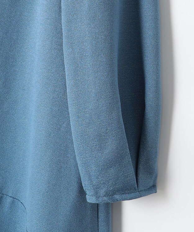 組曲 ラメジャカード ボートネックワンピース ブルー系