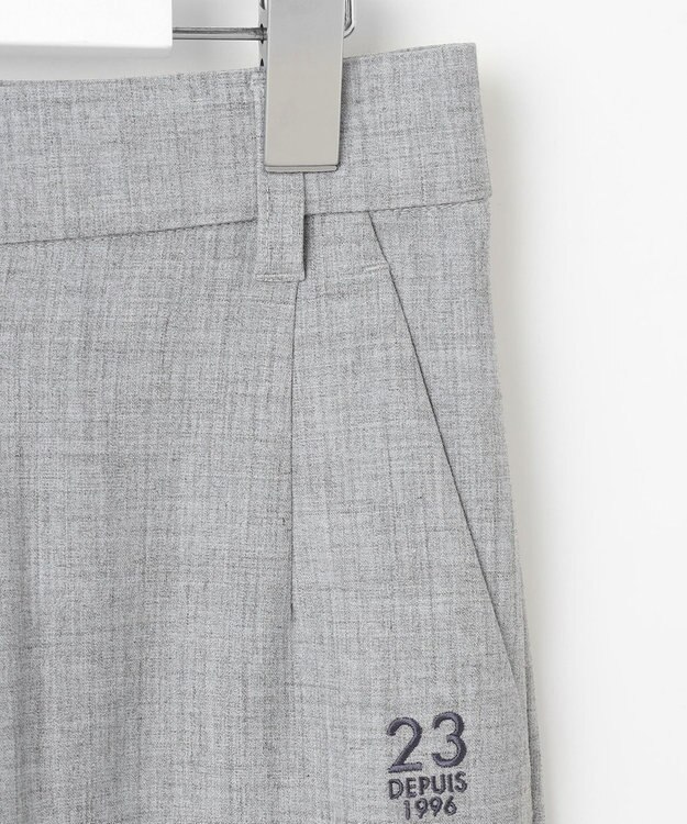 23区GOLF 【WOMEN】シワになりにくいドレッシーゴルフパンツ ライトグレー系