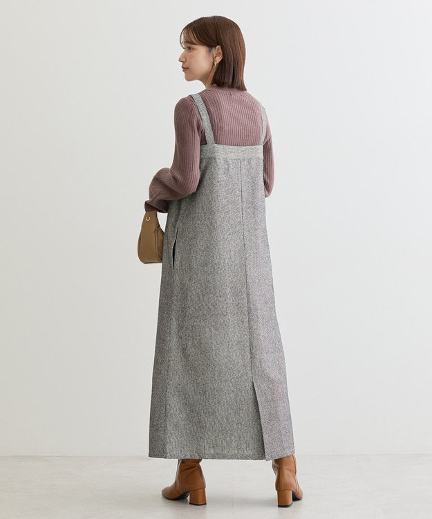 Green Parks ・ＥＬＥＮＣＡＲＥ　ＤＵＥ　ツイードＺＩＰＵＰジャンス Beige