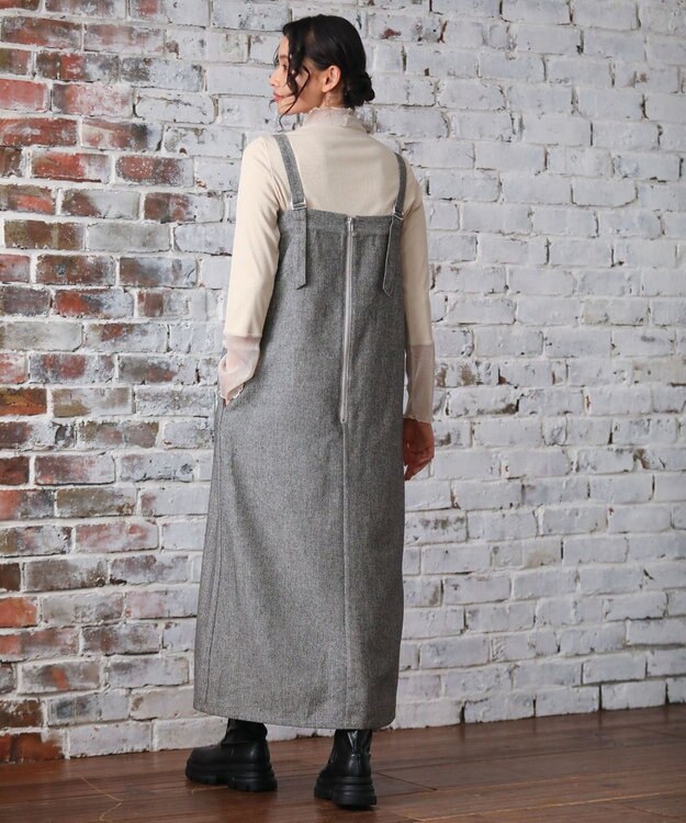 Green Parks ・ＥＬＥＮＣＡＲＥ　ＤＵＥ　ツイードＺＩＰＵＰジャンス Beige