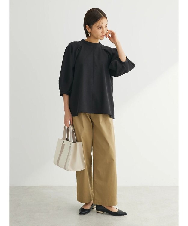 Green Parks ツータックチノパンツ Beige