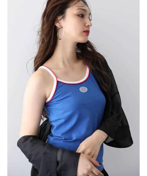 Green Parks ＥＧＯＩＳＴ　配色ラインキャミソール Blue