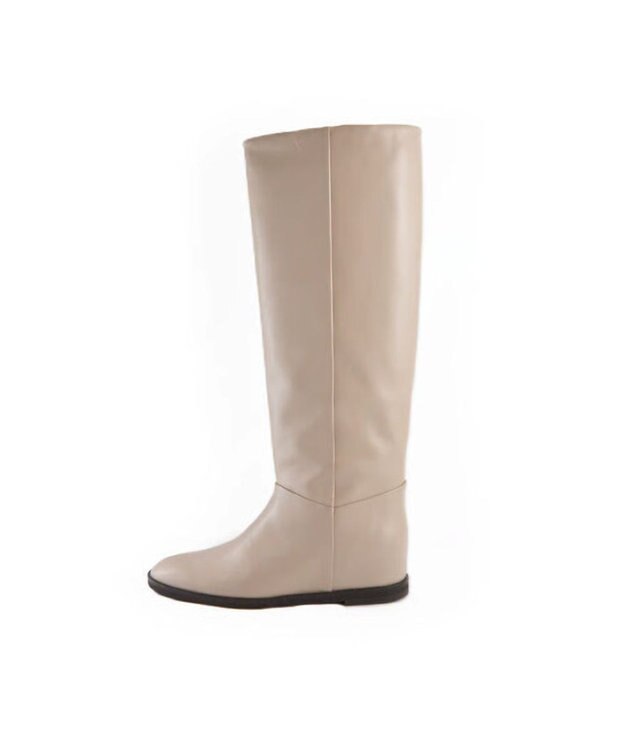 APOM インヒールロングブーツ40 アイボリー