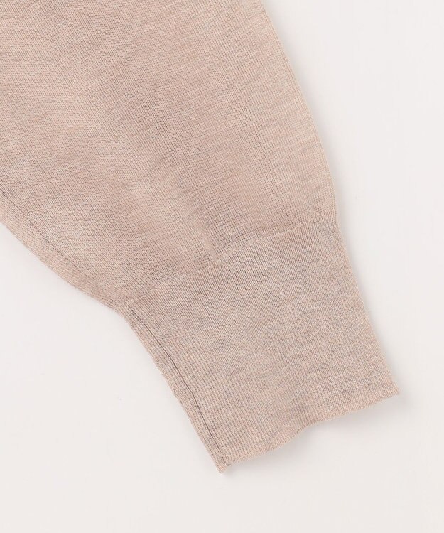 J.PRESS LADIES L 【WEB限定カラーあり・洗える】Vis/Peスパーク シアー カーディガン ベージュ系