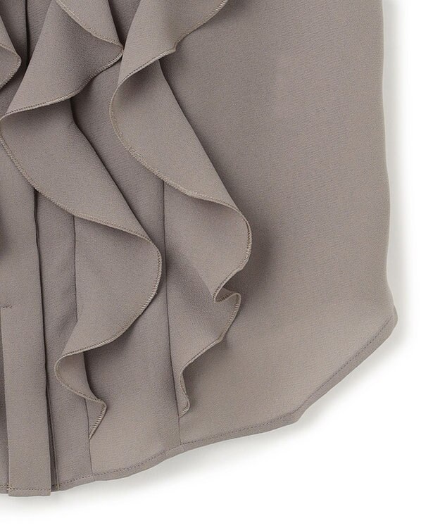 TOCCA 【消臭・洗える】PROMISE RIBBON FRILL ブラウス モカ系