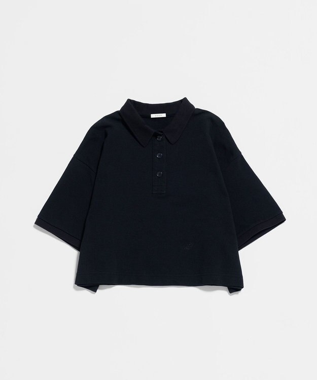 LENO POLO SHIRT / ポロシャツ BLACK