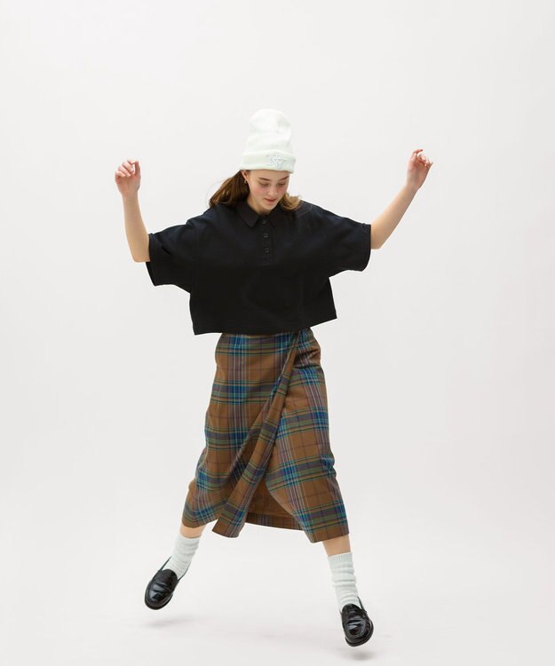 LENO POLO SHIRT / ポロシャツ BLACK