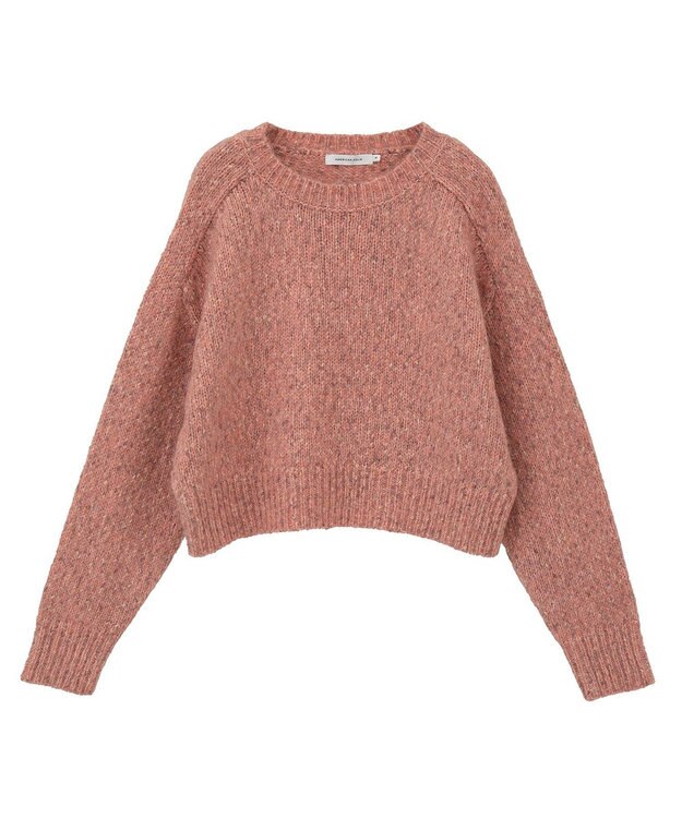 AMERICAN HOLIC ラメmixネップニットプルオーバー Pink