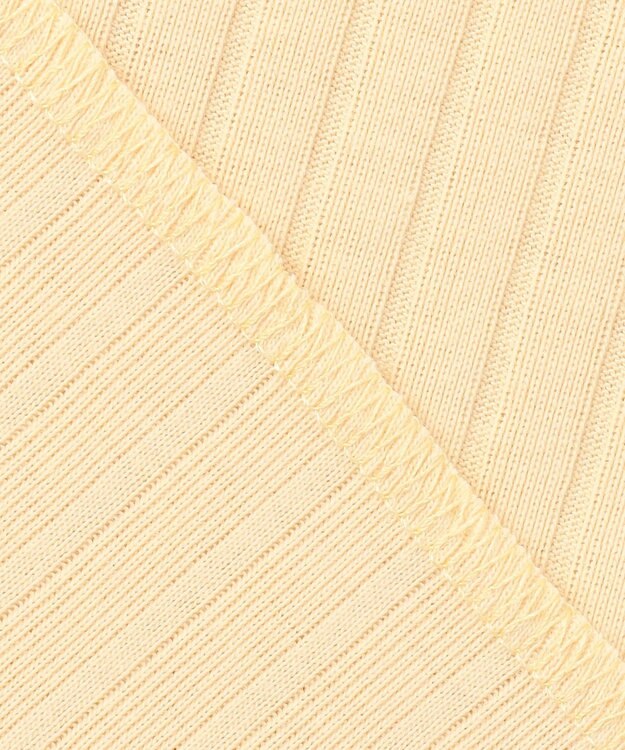 ANY L 【洗濯機可/接触冷感/UVカット】汗ジミ防止テレコノースリーブプルオーバー イエロー