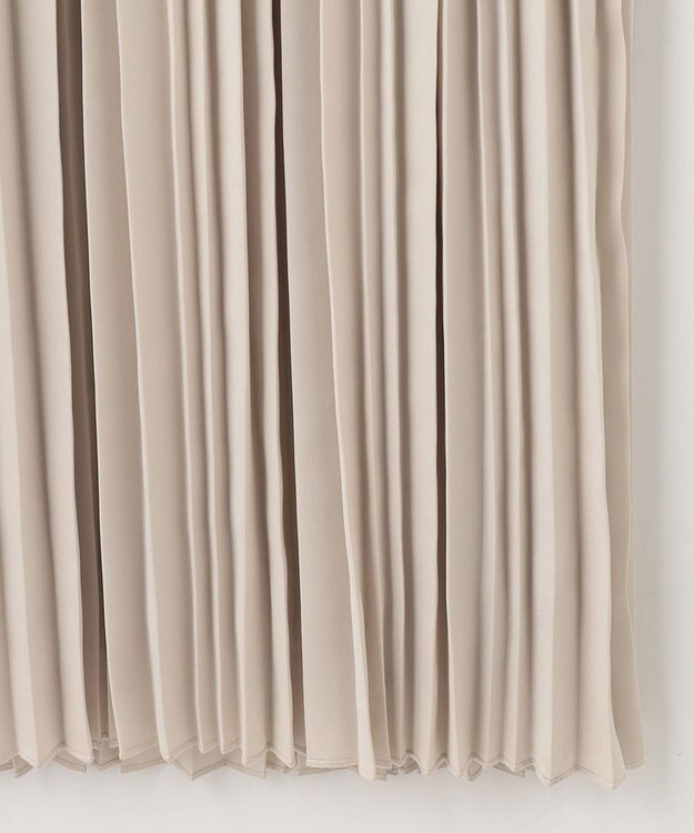 ANY L 【ウエストゴム】プリーツワンピース ベージュ