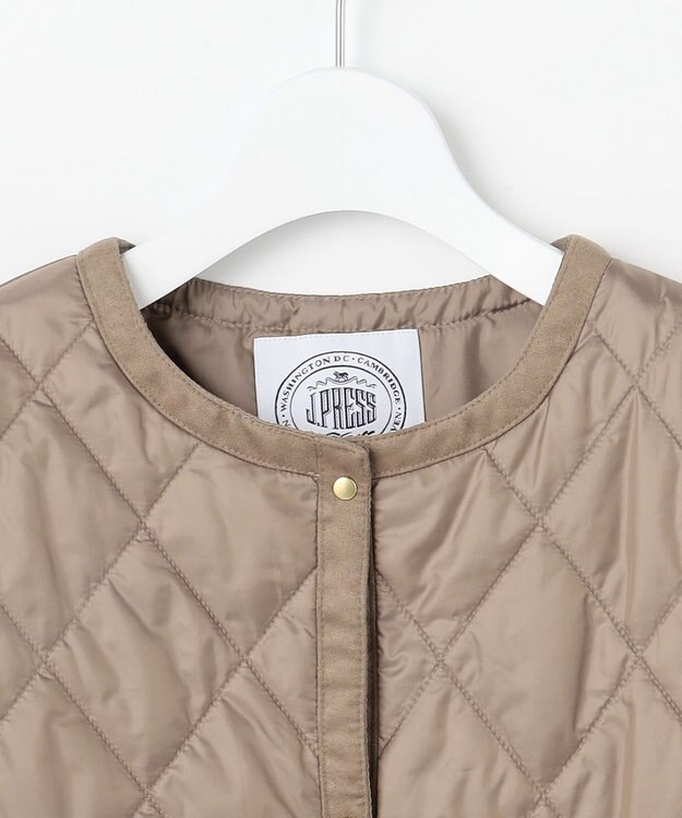 J.PRESS LADIES S 【WEB限定カラーあり】コンパクトタフタキルティング ブルゾン ベージュ系
