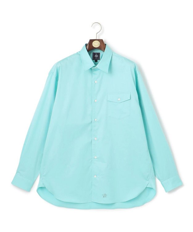 J.PRESS MEN 【J.PRESS ORIGINALS】Finx Cotton Twill Baggy Fit Shirt グリーン系