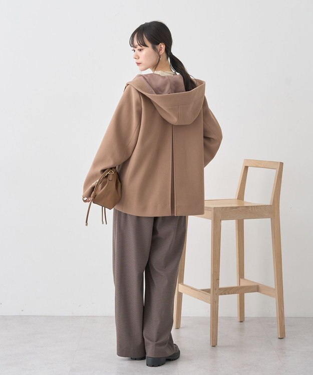 earth music&ecology ハイネックリブニットプルオーバー Ivory