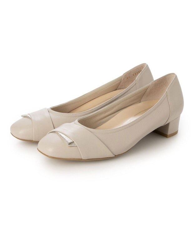 Riz raffinee <Riz raffinee>ローヒールパンプス ライトベージュ