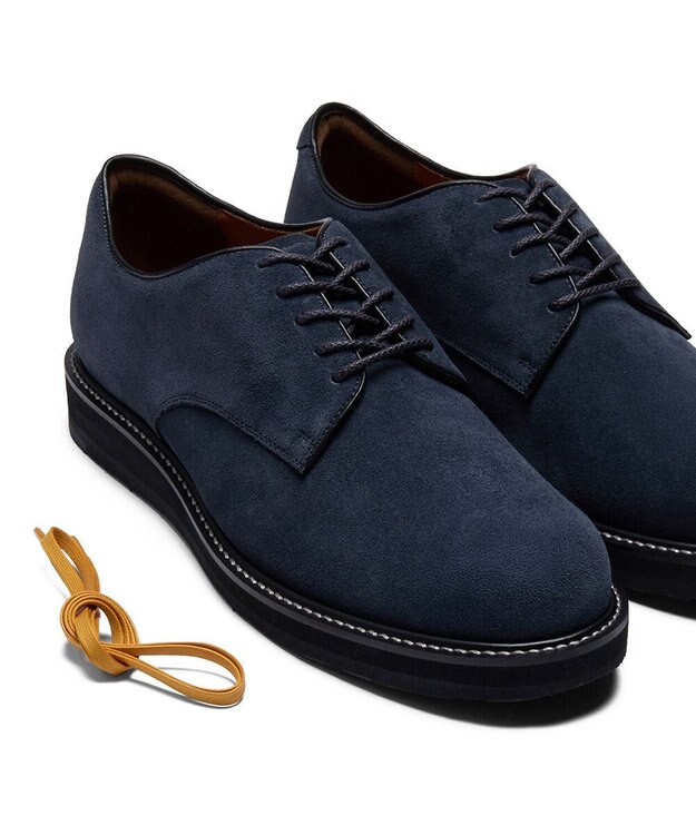 ASICS WALKING ペダラ ライト ラギッド メンズ 3E ネイビー×ブルー(起毛)