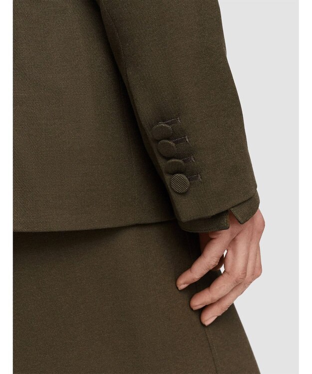 JOSEPH ビスコースツイル　ダブルブレステッドジャケット Hass Avocado