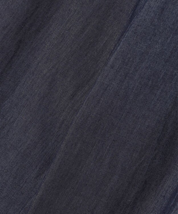 J.PRESS LADIES L 【洗える】ライトデニム セミワイド パンツ ネイビー系