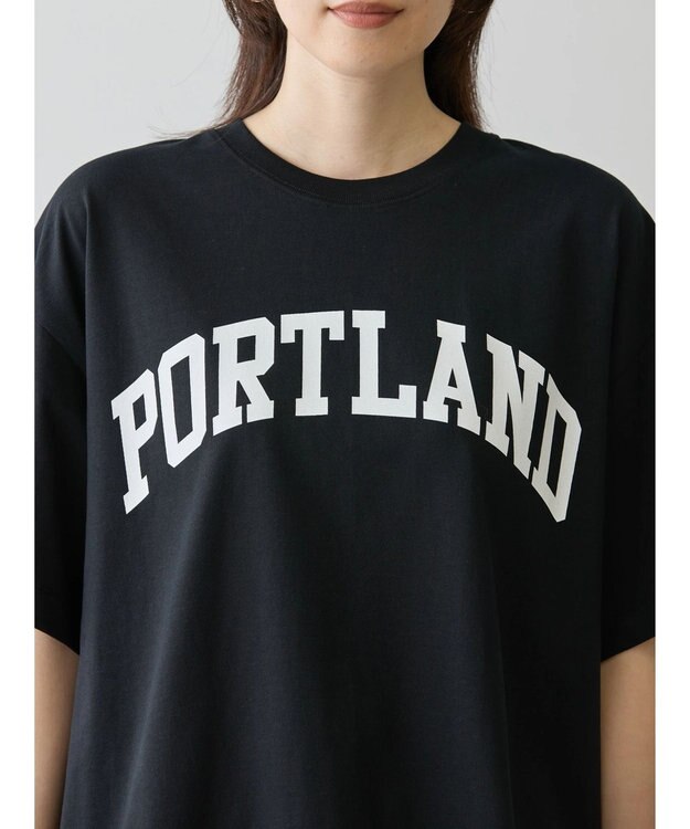 AMERICAN HOLIC ＰＯＲＴＬＡＮＤカットチュニック Black