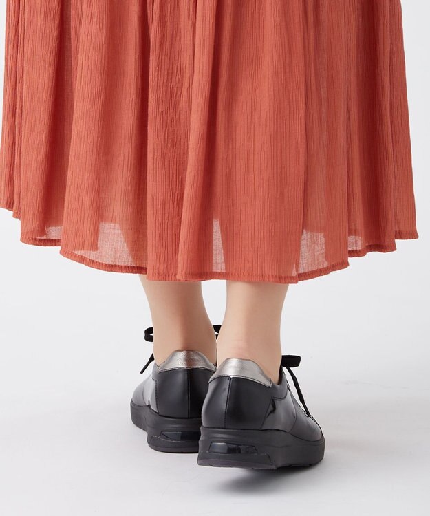 ASICS WALKING ペダラ レディース 2E  3.0CMヒール ブラック系