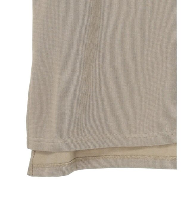 CRAFT STANDARD BOUTIQUE スキッパーカットベスト Gray Beige