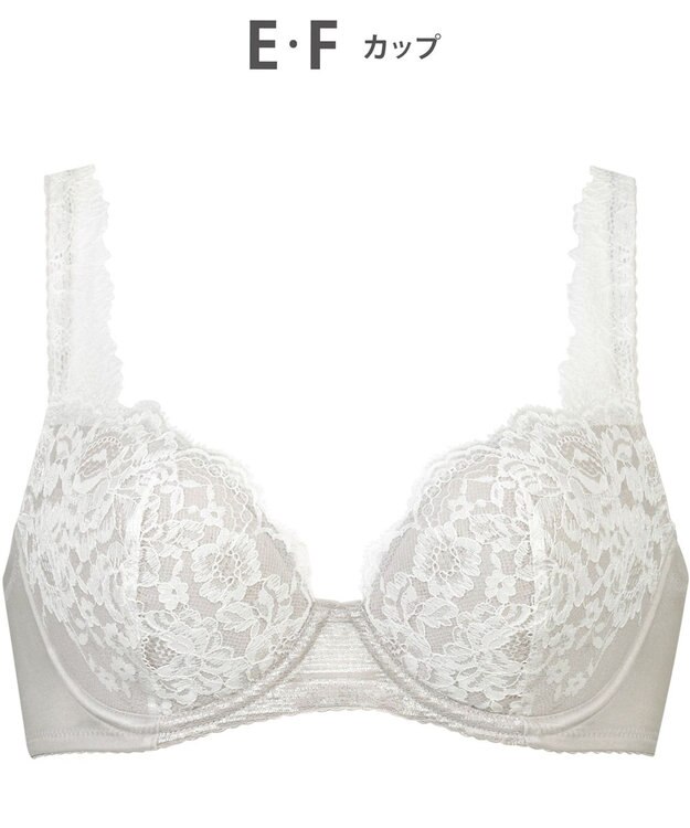 Wing ブラジャー 自然なまるみシルエット ソフトなつけごこち 【ナチュラルアップブラ】 ブラ KB2062 ウイング／ワコール グレー