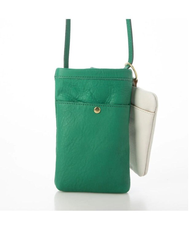 UNBILLION perche フラグメントケース付きモバイルショルダー グリーン