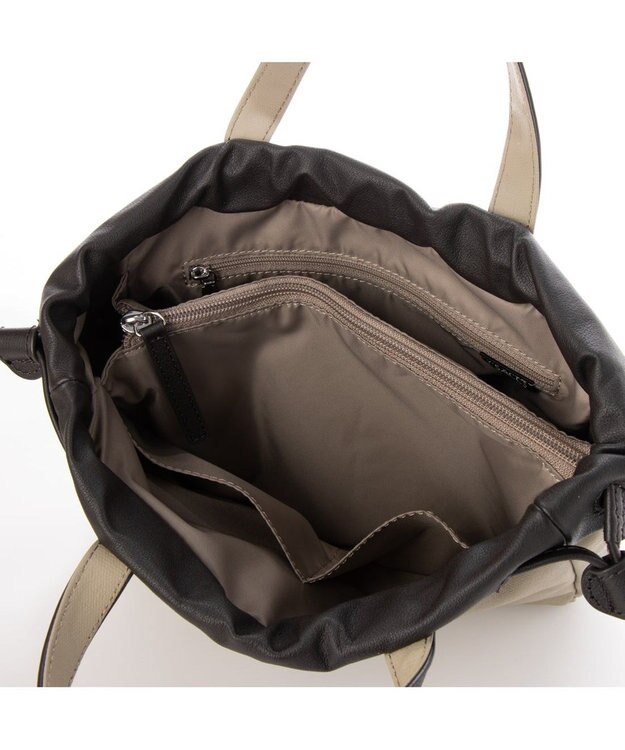 Y'SACCS コーティングキャンバス　2WAYミニトート ベージュ