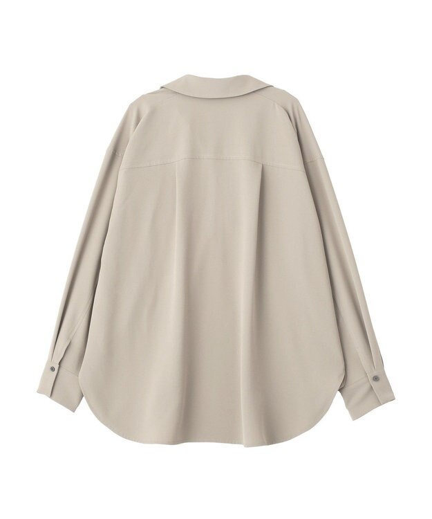 YECCA VECCA 【2点SET】スキッパーデザインセットアップ Gray Beige