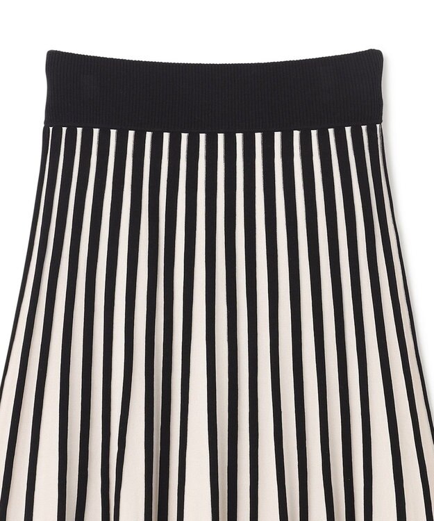 JOSEPH ストライプ　スカート Oyster White/ Black