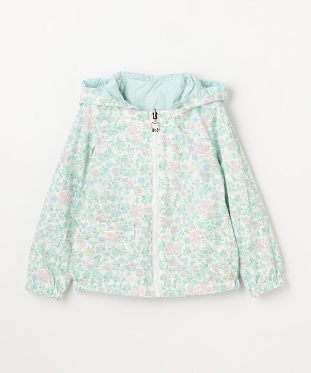 ANY KIDS 【フード取り外し/洗濯機可能】撥水加工リバーシブルゾン ミント