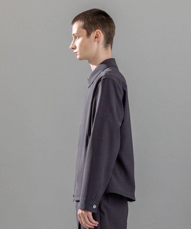 JOSEPH HOMME テクノボイルストレッチ ジップアップブルゾン グレー系