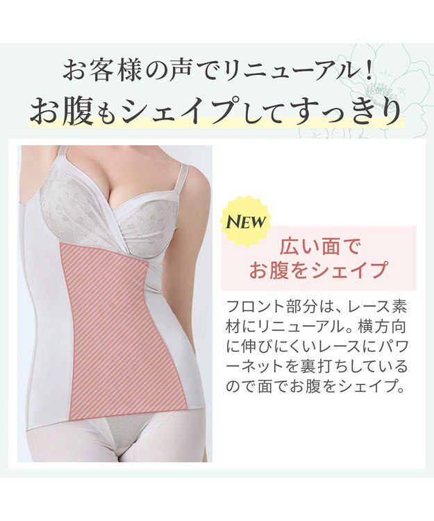 BRADELIS New York 【カヤビューティーラボ】はくだけ簡単!スタイルメイクブラキャミ24  補正 シェイパー パールグレージュ