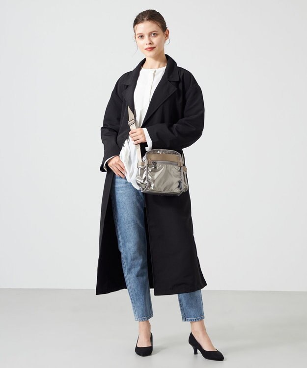 Y'SACCS 【Y’SACCS vous et】メタリックポシェット ガンメタリック