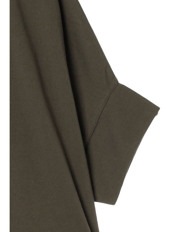 Green Parks 冷っとすずやか　ドルマンカット５分袖プルオーバー Khaki