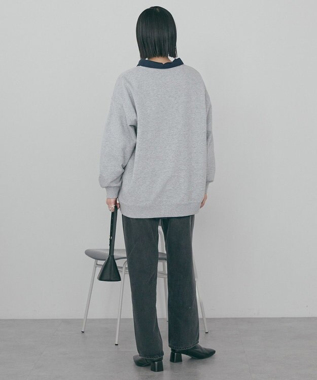 AMERICAN HOLIC 【WEB限定】BRUNSWICK GEORGIA BIGスウェット Light Gray Mixture