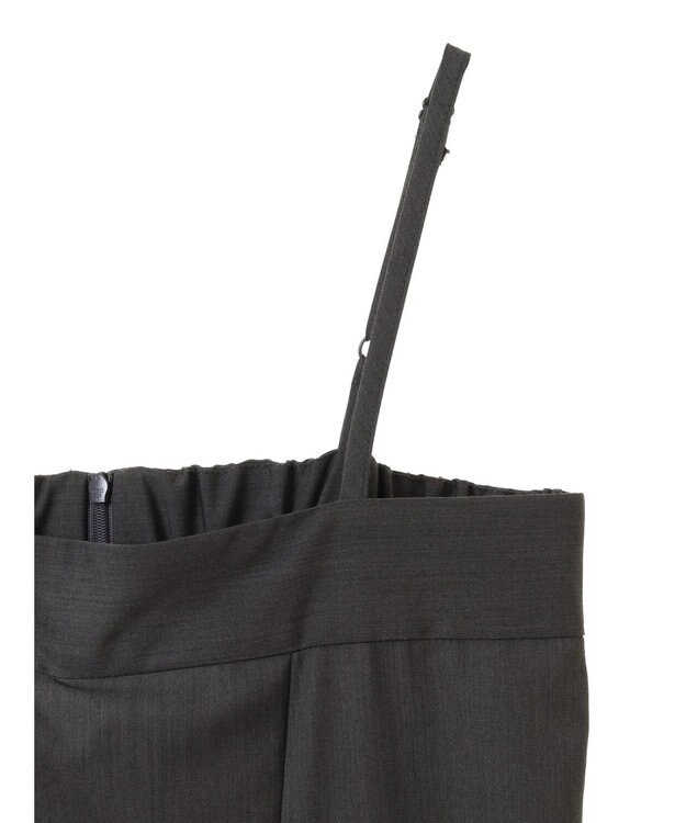 Green Parks armonia．ラップサロペット Charcoal Gray