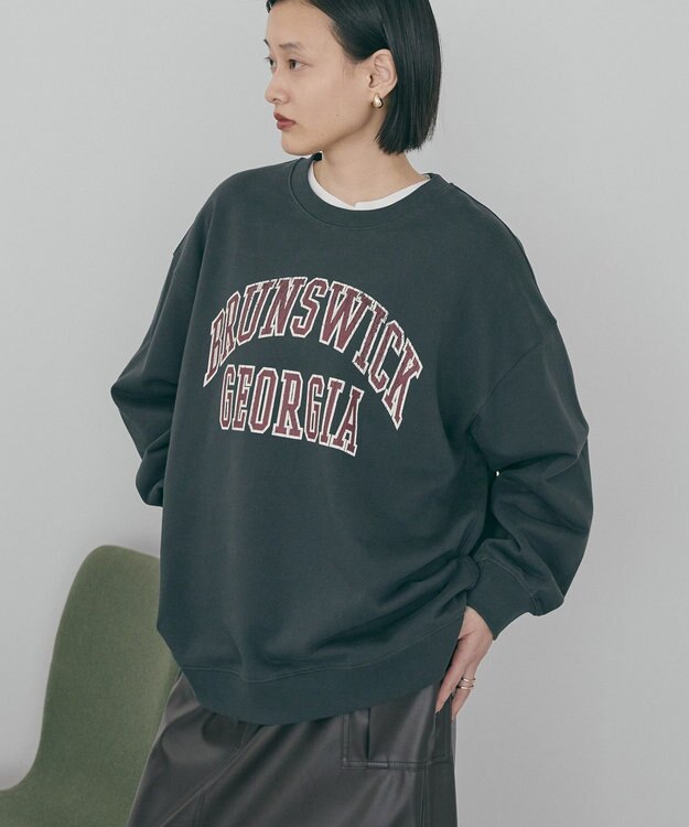 AMERICAN HOLIC 【WEB限定】BRUNSWICK GEORGIA BIGスウェット Charcoal Gray